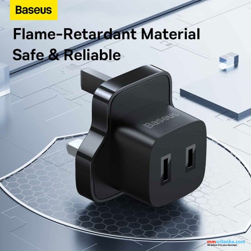 Baseus Travel Plug Adapter UK Pin (6M)